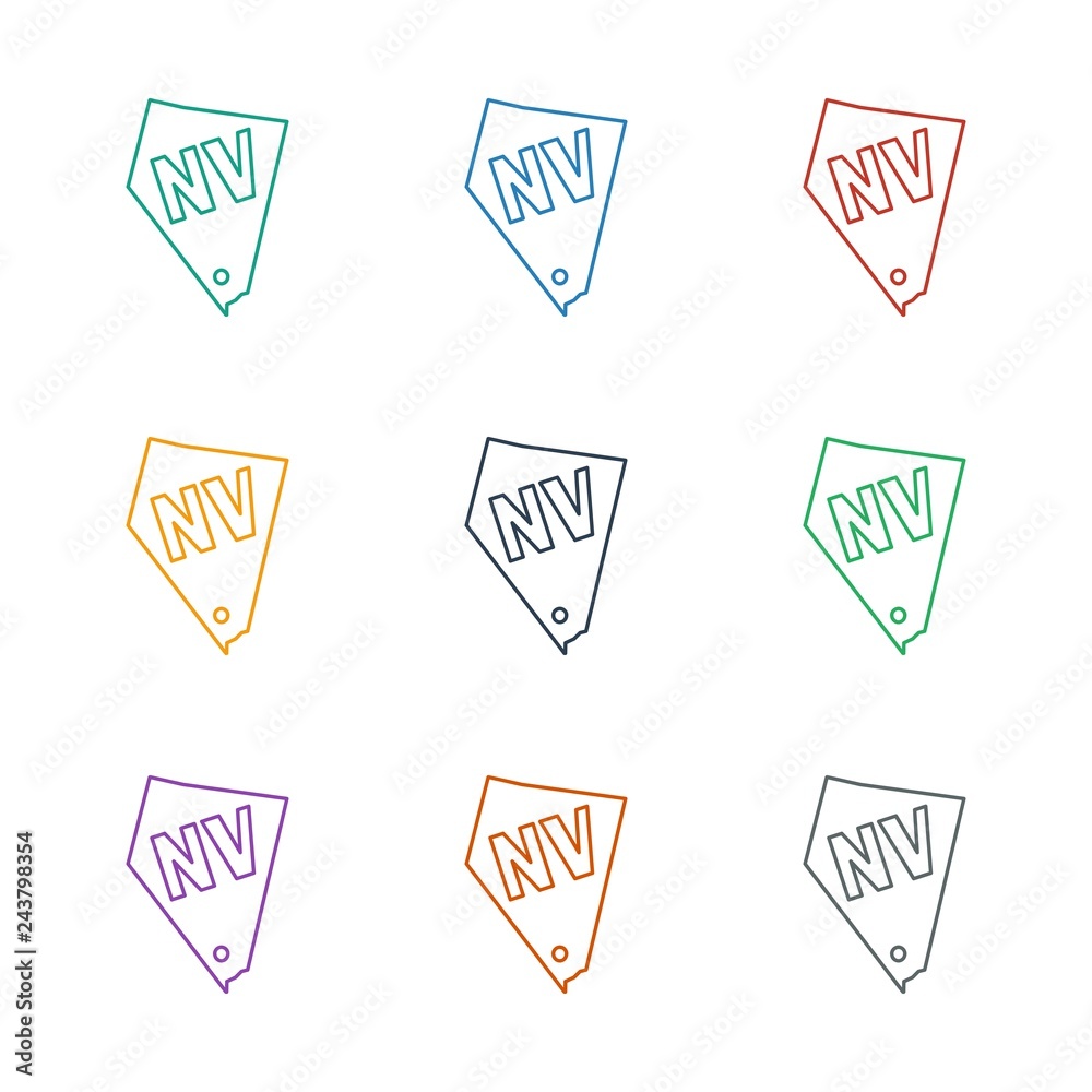 Vegas icon white background Vegas icon white background