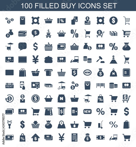 100 buy icons