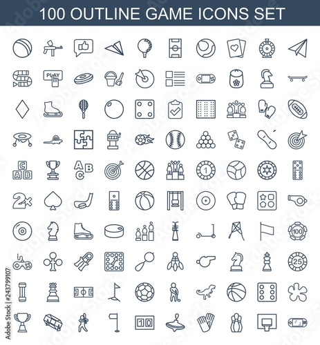 100 game icons