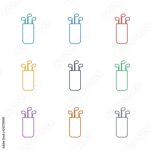 golf putter icon white background