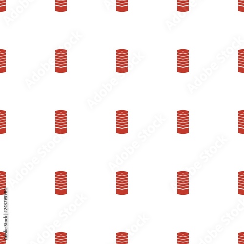 business centre icon pattern seamless white background