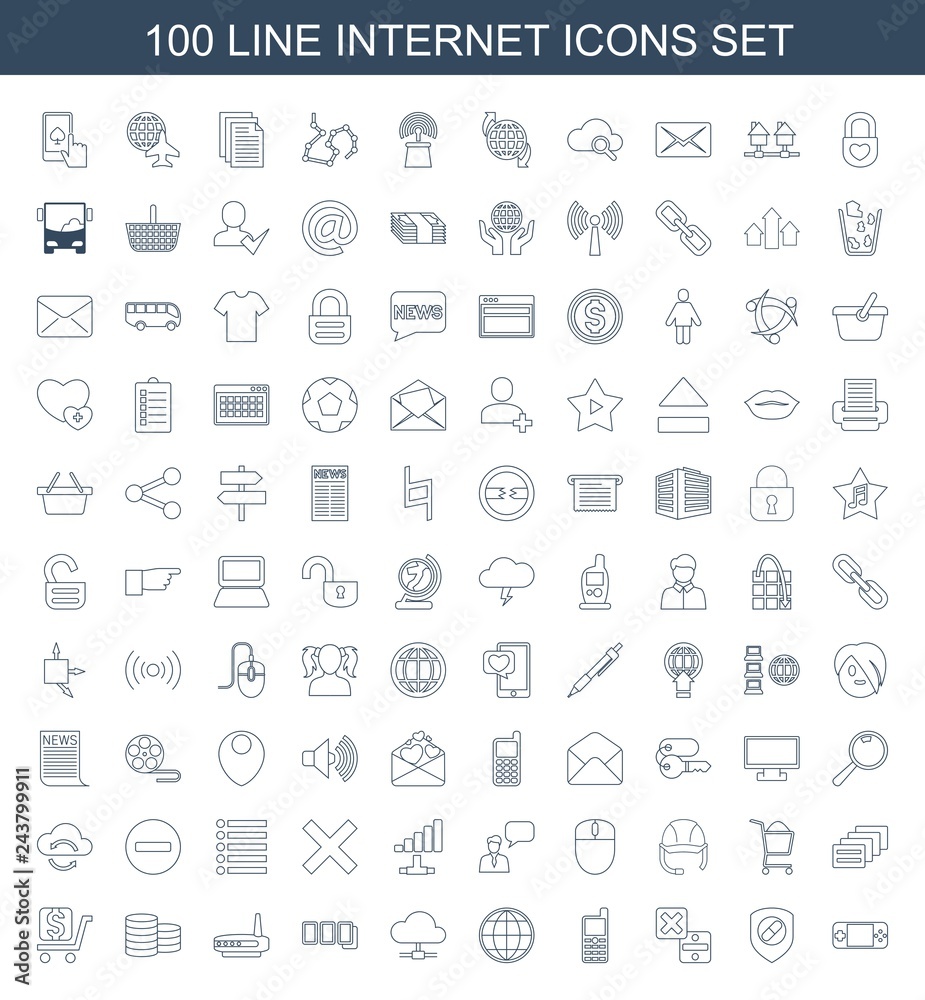 100 internet icons 100 internet icons
