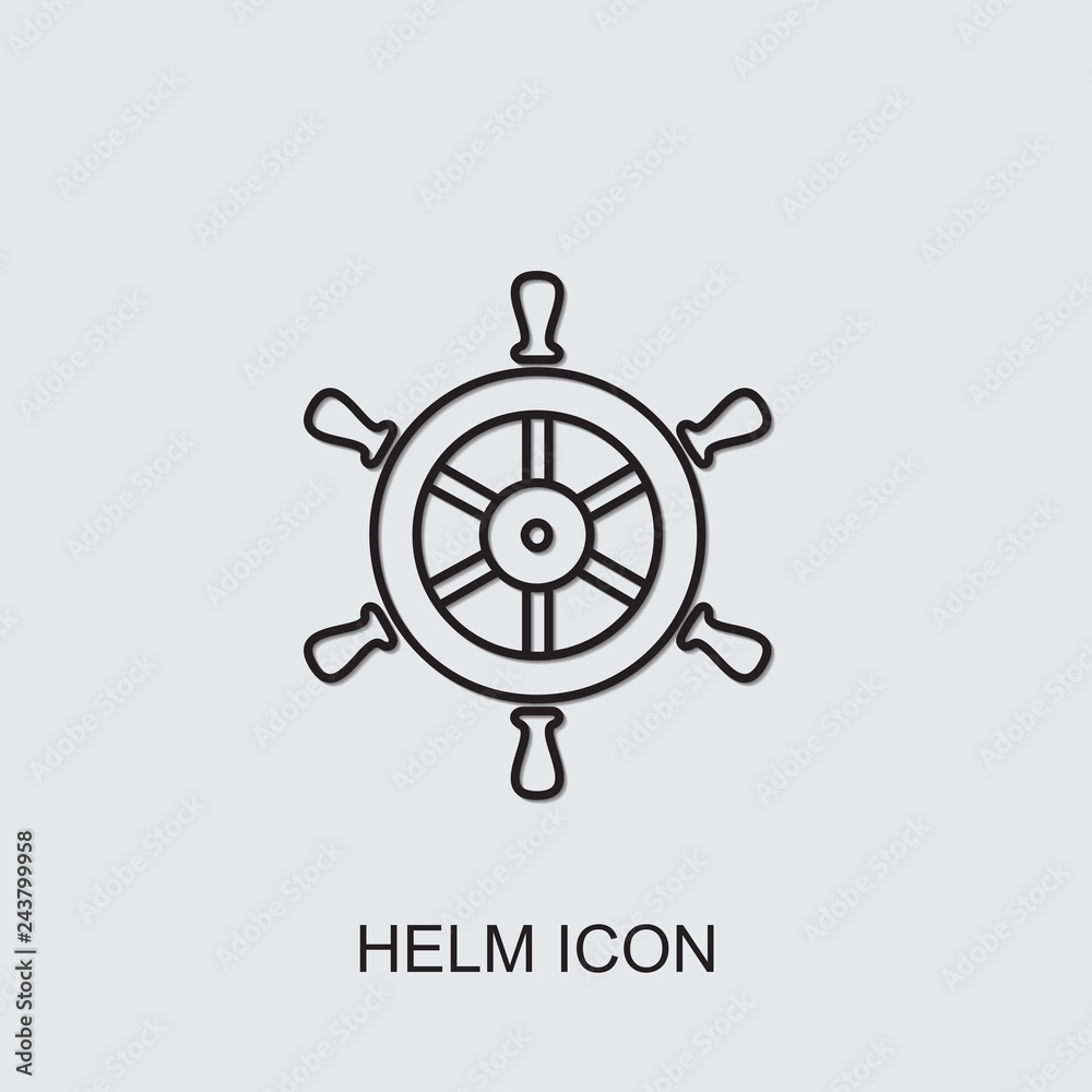 Obraz premium helm icon