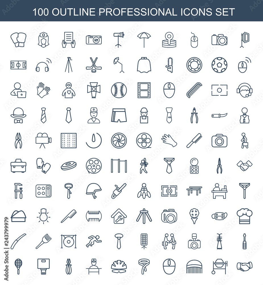 100 professional icons 100 professional icons