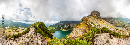 View from Krab in Tatra Mountains, Poland, Europe. 360 degree Panorama © Ints