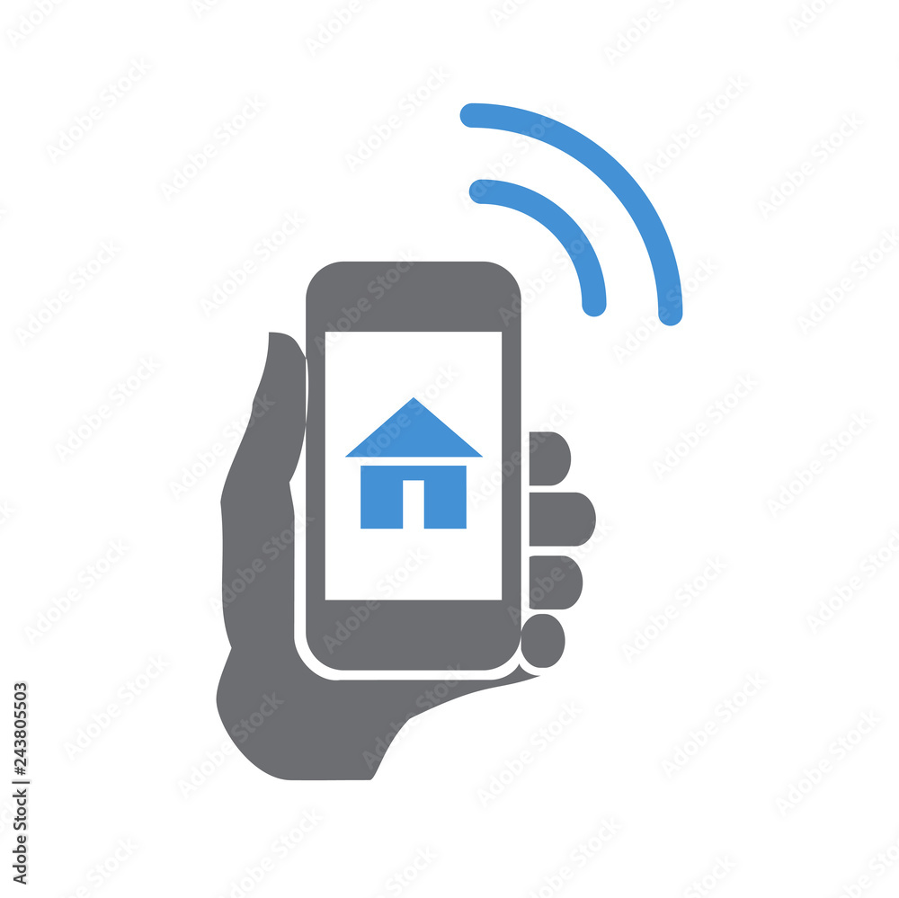 Smart home key icon on white background for graphic and web design, Modern simple vector sign. Internet concept. Trendy symbol for website design web button or mobile app Smart home key icon on white background for graphic and web design, Modern simple vector sign. Internet concept. Trendy symbol for website design web button or mobile app