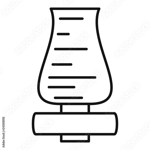 Jug potter wheel icon. Outline jug potter wheel vector icon for web design isolated on white background