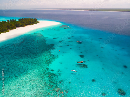 Bild auf Leinwand Mnemba atoll