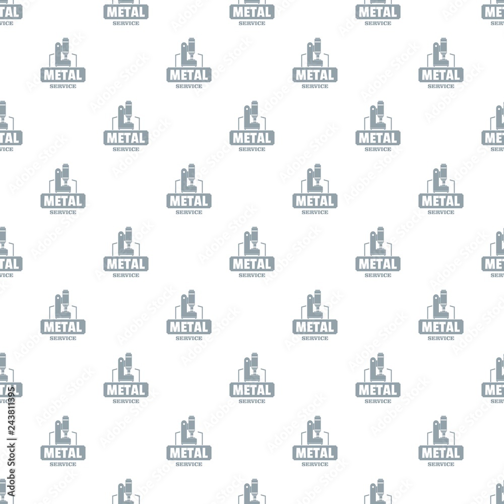 Metal service pattern vector seamless repeat for any web design