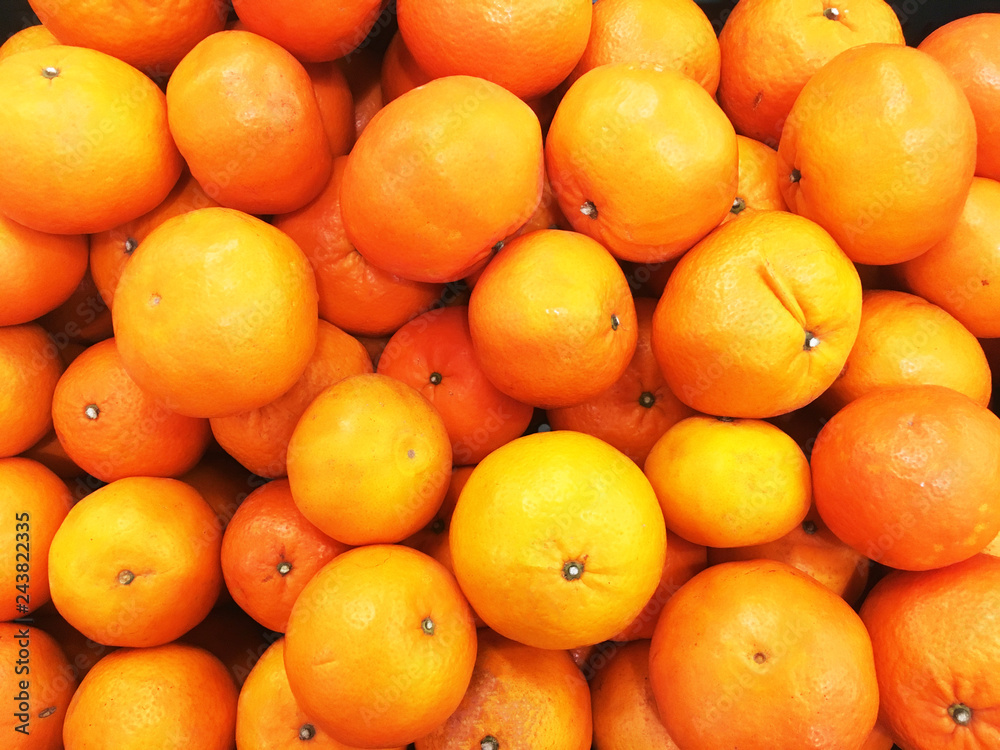 Orange at the market