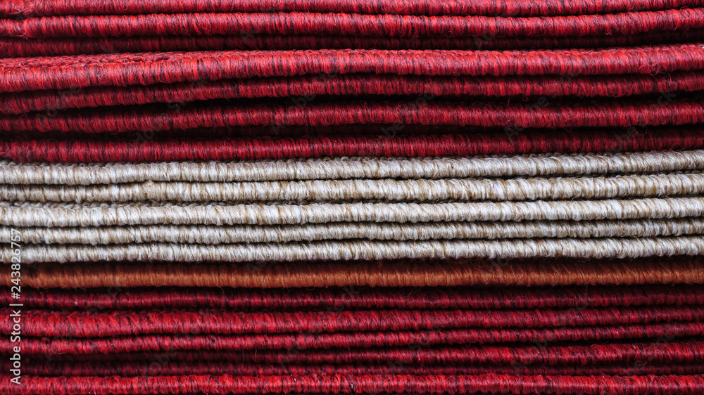 variety of carpet roll display at the showroom in home department at department store variety of carpet roll display at the showroom in home department at department store