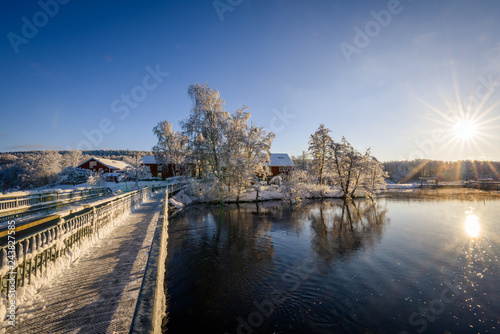 river in winter © magnusbergstroem