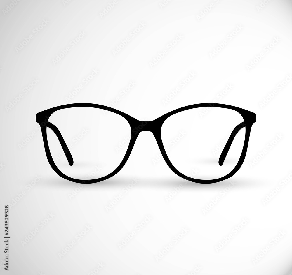 Fototapeta premium Realistic hipster, contemporary glasses frames vector