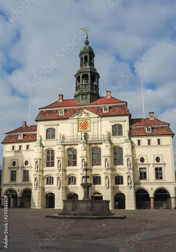 The town hall of Lüneburg, a city in northern Germany