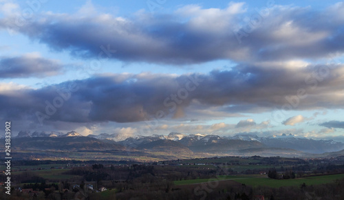 Landscape. Switzerland. Mountain. View. Sky © sarenac77