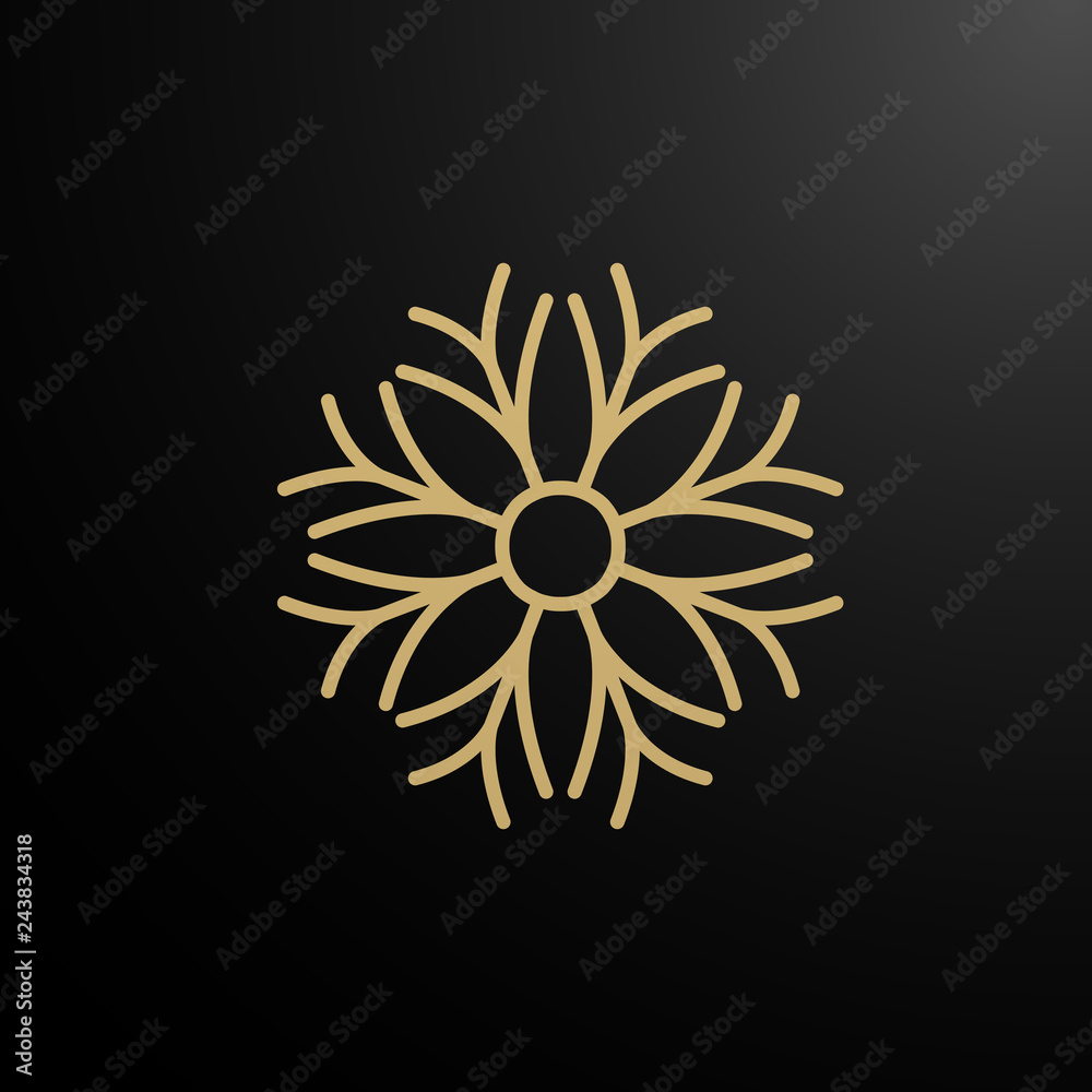 flower logo icon