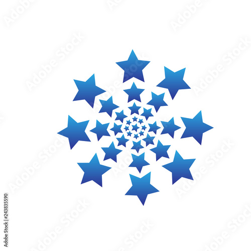 Fototapeta Naklejka Na Ścianę i Meble -  star logo icon