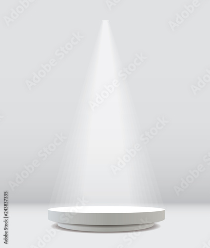 mockup spot podium