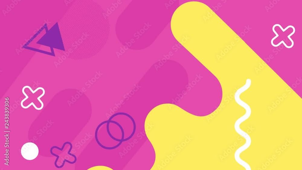 Abstract Shape Loop Animated Color Background Abstract Shape Loop Animated Color Background