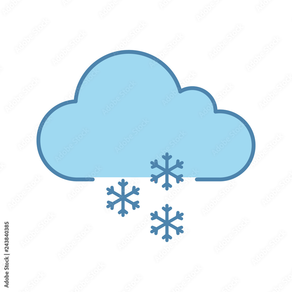 Light snow color icon Light snow color icon