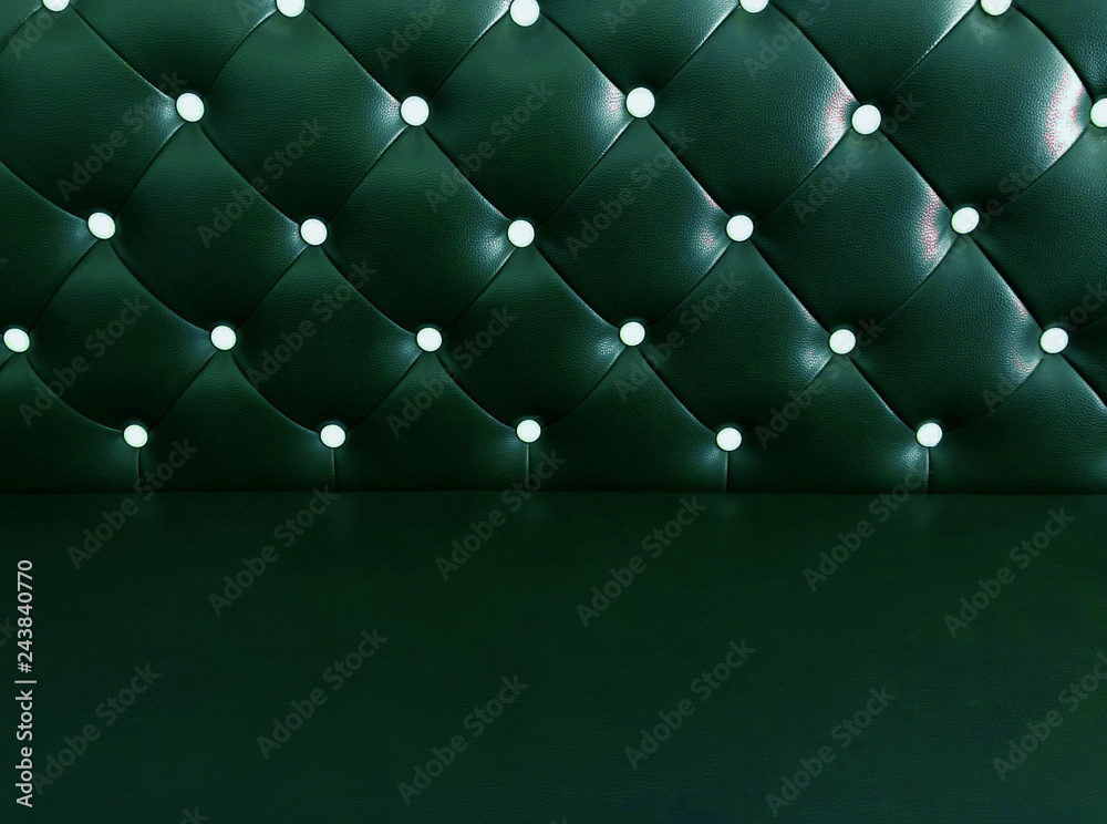 shameless beautiful dark leather sofa, background of white buttoned on  luxury green leather pattern, Vip luxury green leather background with  buttons, vintage leather cushion green color background foto de Stock |  Adobe