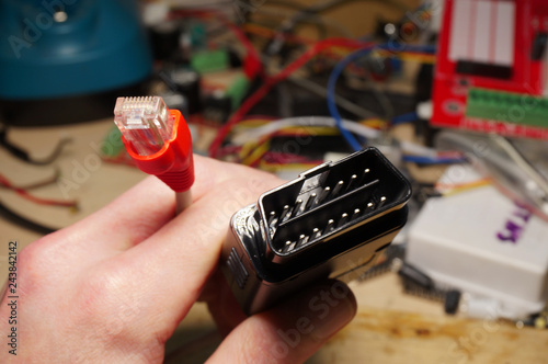 OBD2 to Ethernet car diagnostic interface