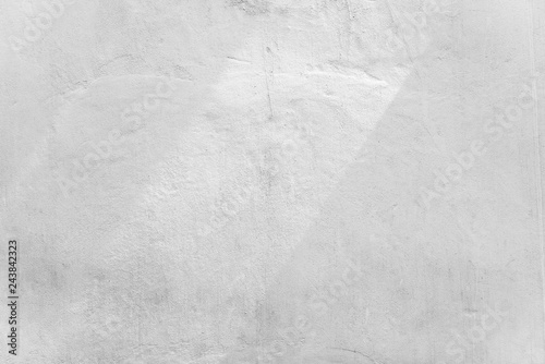 Abstract background from white concrete wall with sunlight, light and shadow.
