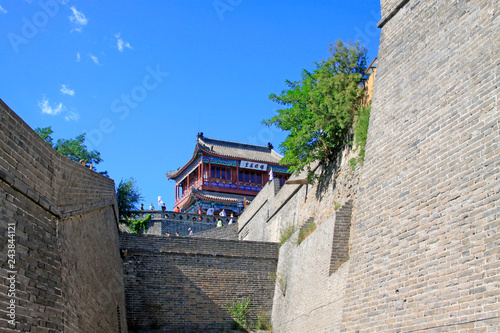 ancient tower building scenery, Qinhuangdao, Hebei Province, China © junrong
