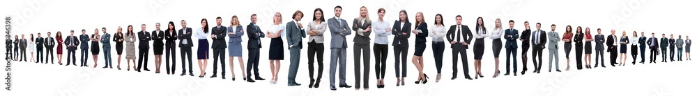 leader and professional business team standing together. leader and professional business team standing together.