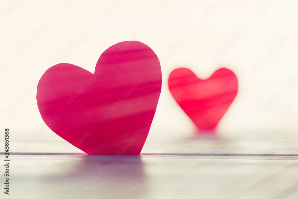 Two hearts for Valentine's Day. The concept of love, love relationships. Two hearts for Valentine's Day. The concept of love, love relationships.