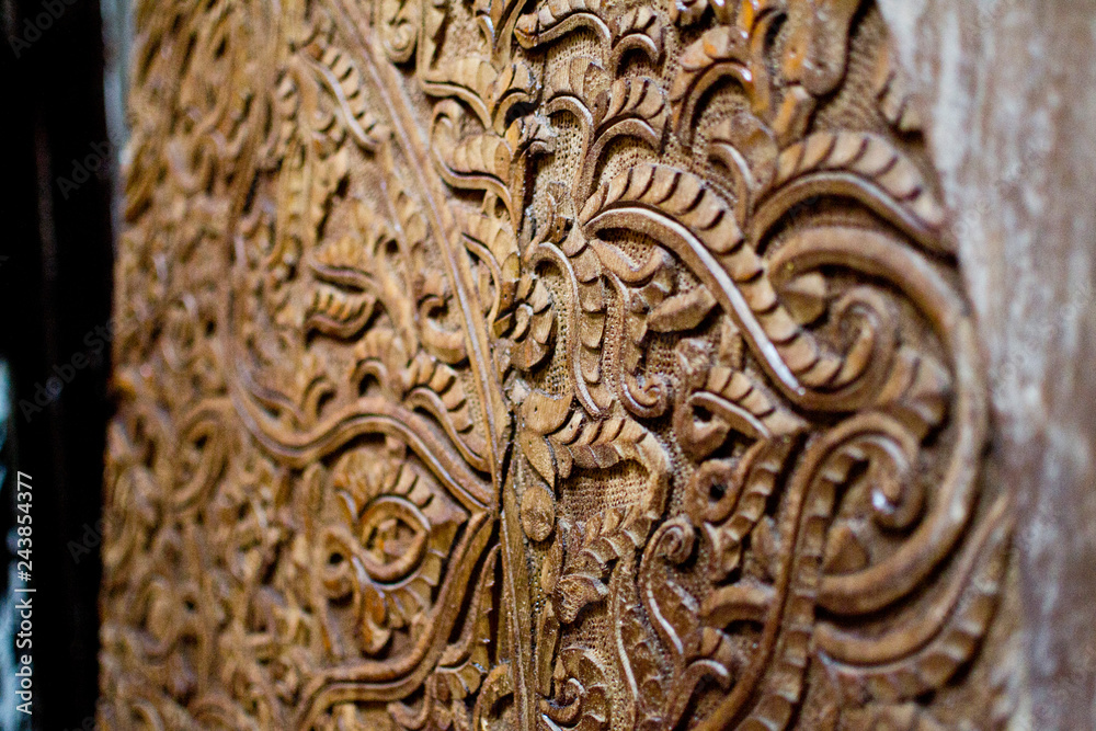 Woodcarving, wooden patterns
