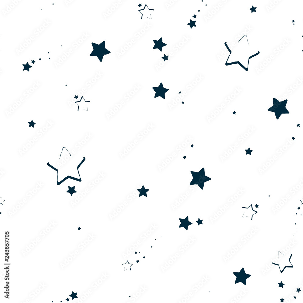 Seamless repeating stars background Seamless repeating stars background