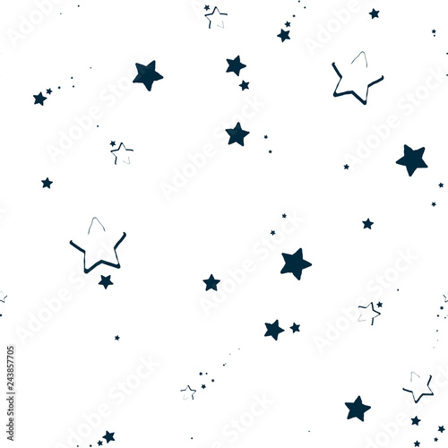 Seamless repeating stars background