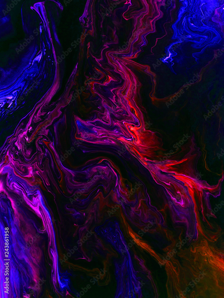 Neon abstract hand painted background Neon abstract hand painted background