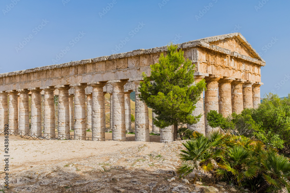 Segesta - an ancient city on the northern coast of Sicily