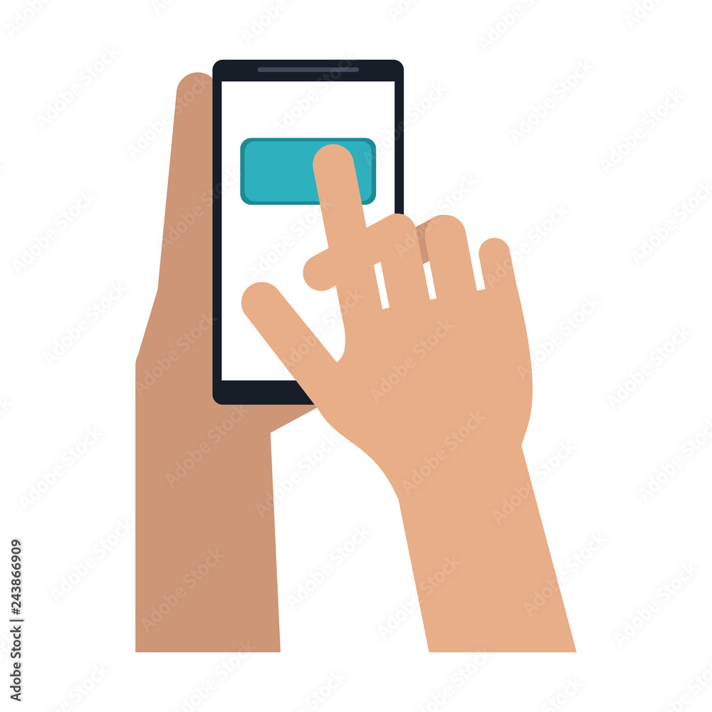 hands using smartphone hands using smartphone
