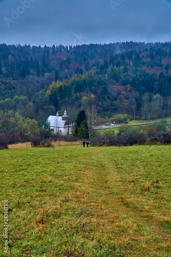 Orthodox church of St. Martyrs of Paraskevia in Lopienie - a Greek Catholic church, erected in the village of Lopienka photo