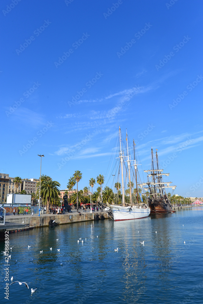 Der Yachthafen von Port Vell - Barcelona 