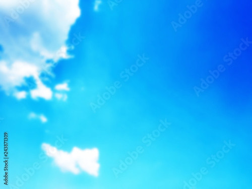 blue sky with cloud   blurred background   layout for the designer