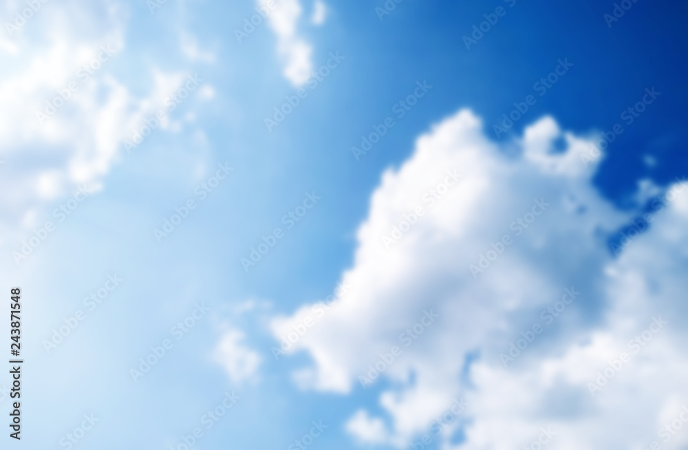 blue sky with cloud, blurred background,layout for the designer blue sky with cloud, blurred background,layout for the designer