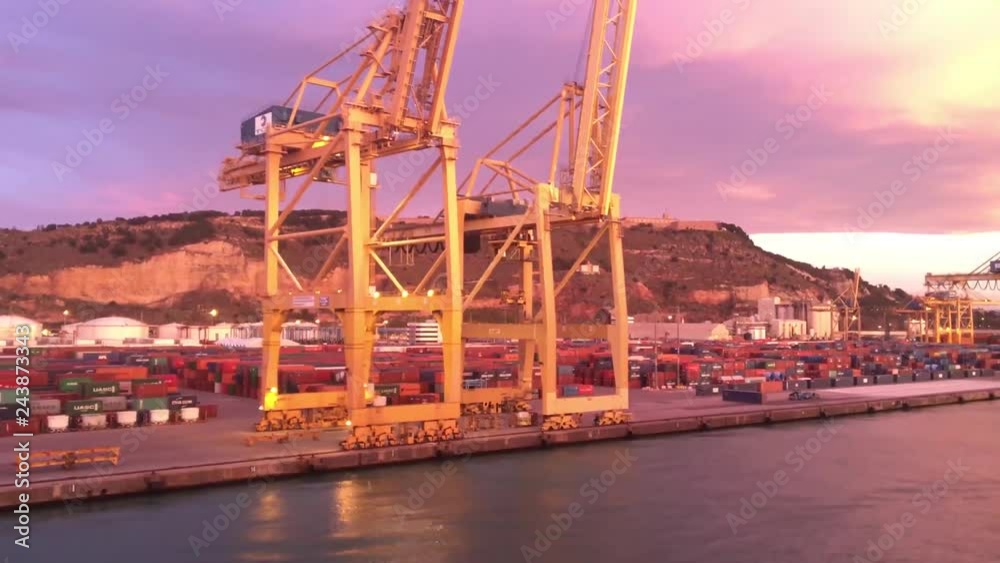 view of the port of marseilles from the ship at sunset view of the port of marseilles from the ship at sunset