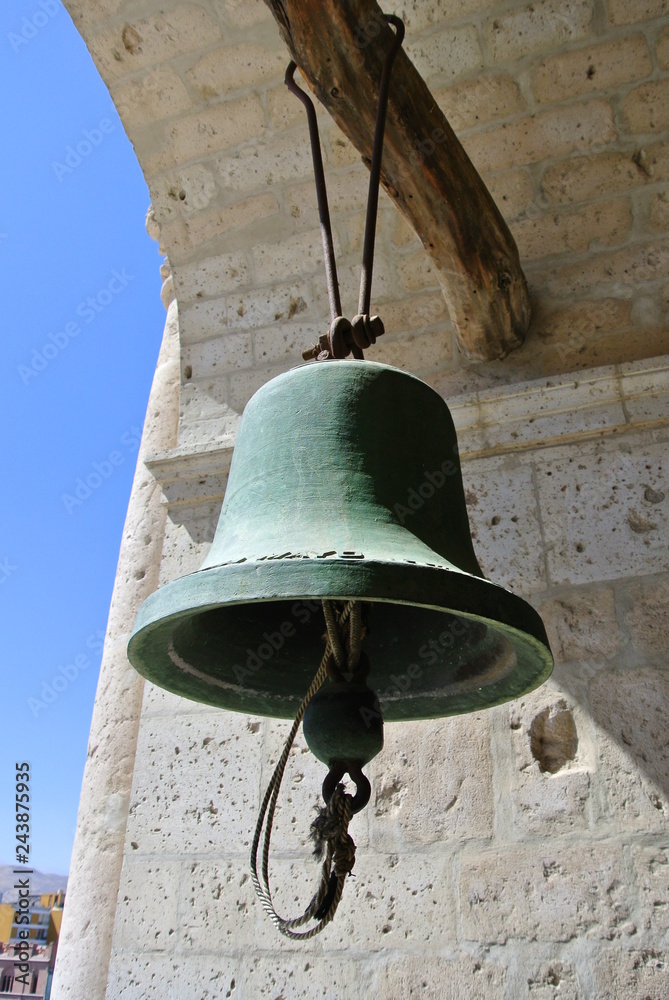 Fototapeta premium Glocke, Arequipa, Peru