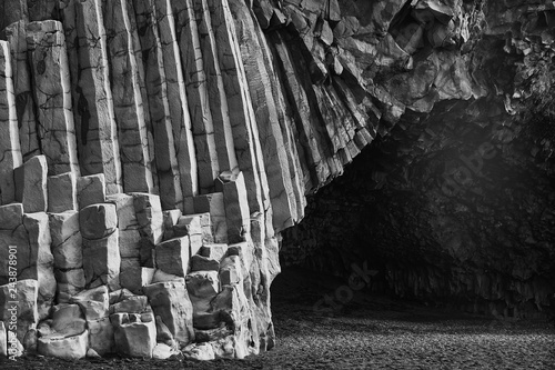 Stormy Beach Wave Rock Formations