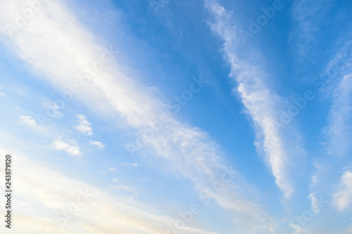 white cloud on blue sky