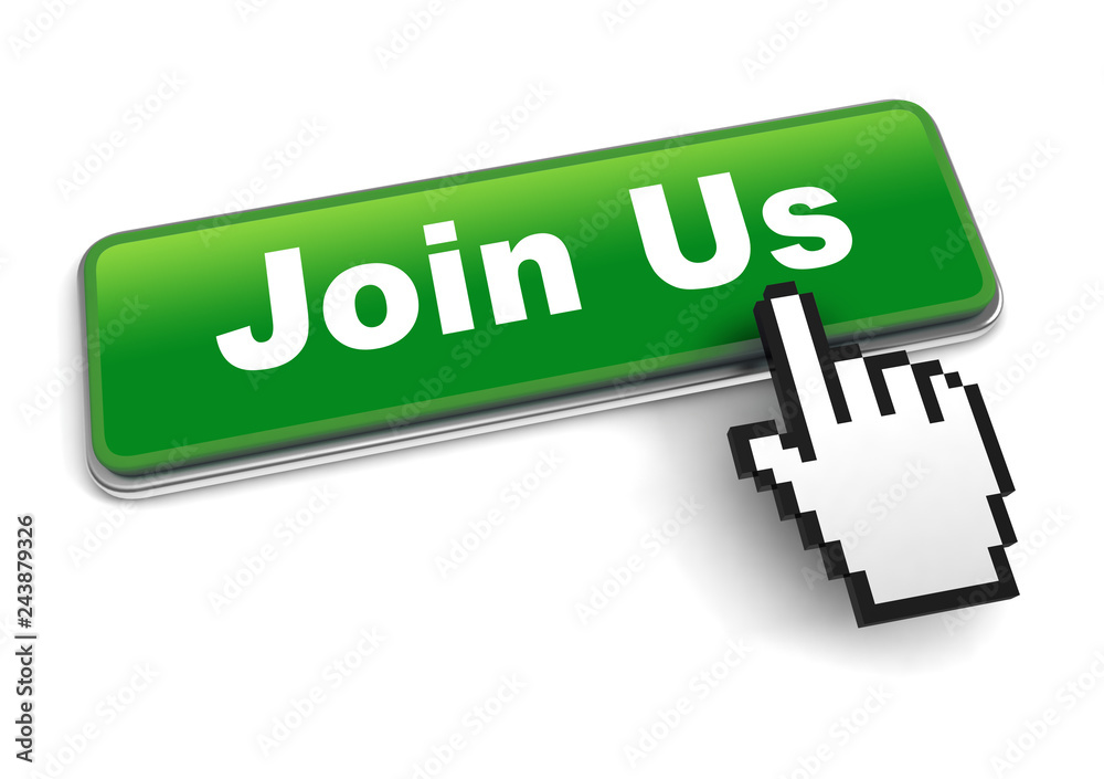 join us concept 3d illustration isolated join us concept 3d illustration isolated
