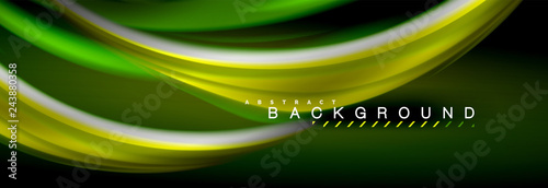 Blurred fluid colors background, abstract waves lines, mixing colours with light effects on light backdrop. Vector artistic illustration for presentation, app wallpaper, banner or posters