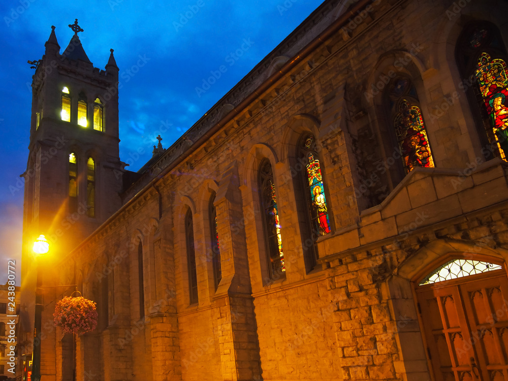  cathedral at night