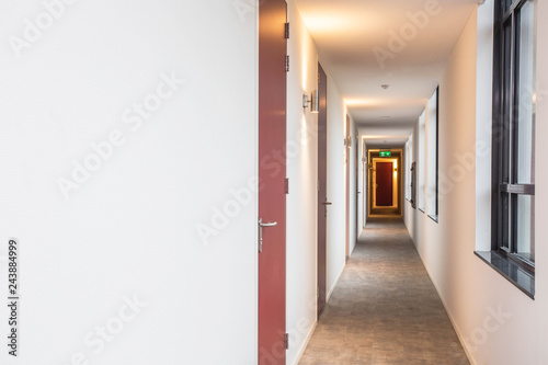 Bright Hallway apartment complex modern design new