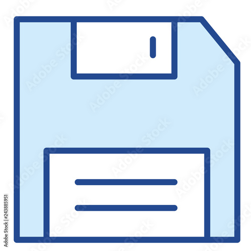 Diskette Vector Icon Illustration