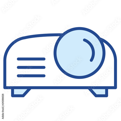 Beamer, Projektor Vector Icon